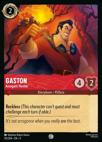 Gaston - Arrogant Hunter  ·  Fabled 115