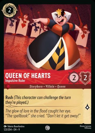 Queen of Hearts - Impulsive Ruler  ·  Fabled 123