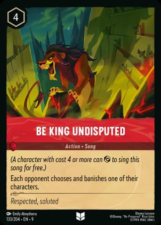 Be King Undisputed  ·  Fabled 133