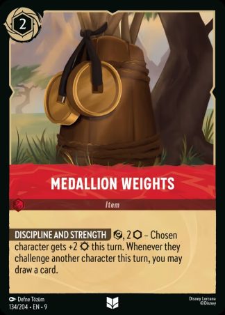 Medallion Weights  ·  Fabled 134