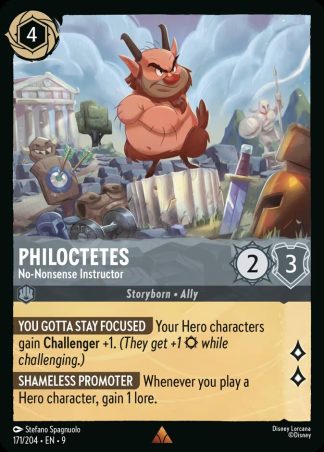 Philoctetes - No-Nonsense Instructor  ·  Fabled 171