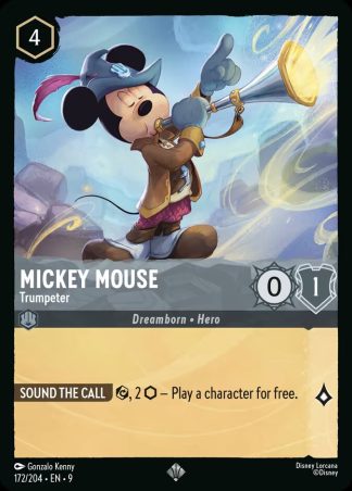Mickey Mouse - Trumpeter  ·  Fabled 172