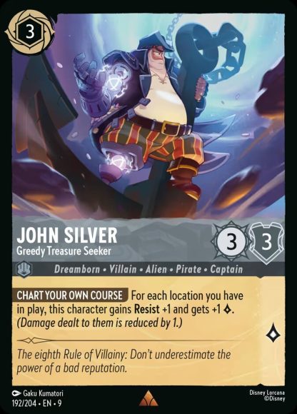 John Silver - Greedy Treasure Seeker · Fabled 192
