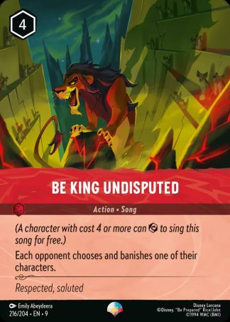 Be King Undisputed  ·  Fabled 216
