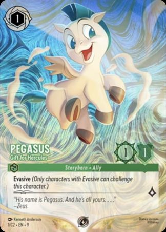 Pegasus - Gift for Hercules  ·  Lorcana Challenge Year 3 1