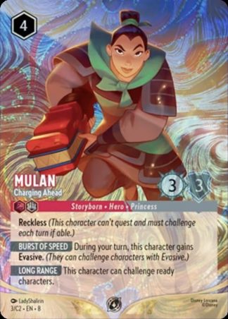 Mulan - Charging Ahead  ·  Lorcana Challenge Year 3 3