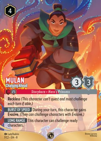 Mulan - Charging Ahead  ·  Lorcana Challenge Year 3 7
