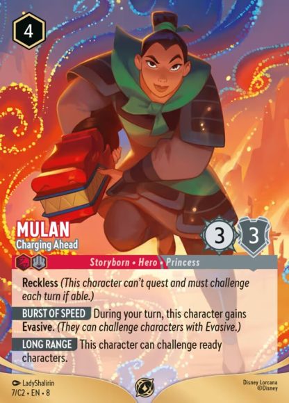 Mulan - Charging Ahead · Lorcana Challenge Year 3 7
