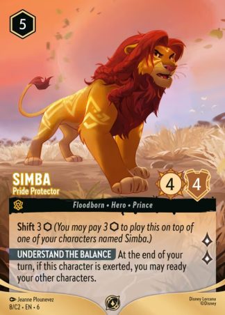 Simba - Pride Protector  ·  Lorcana Challenge Year 3 8