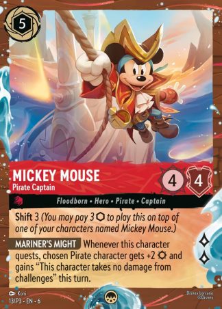 Mickey Mouse - Pirate Captain  ·  Promo Set 3 13