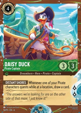 Daisy Duck - Pirate Captain  ·  Promo Set 3 16