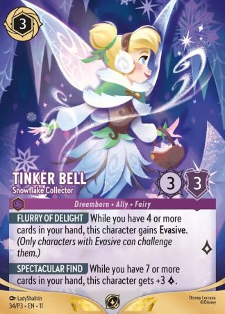 Tinker Bell - Snowflake Collector  ·  Promo Set 3 34