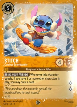 Stitch - Carefree Snowboarder  ·  Promo Set 3 42