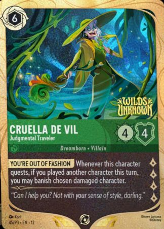 Cruella De Vil - Judgmental Traveler  ·  Promo Set 3 45