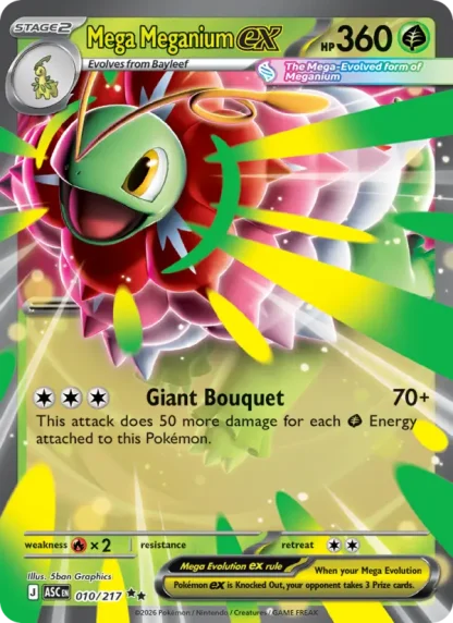 Mega Meganium ex · Ascended Heroes 010