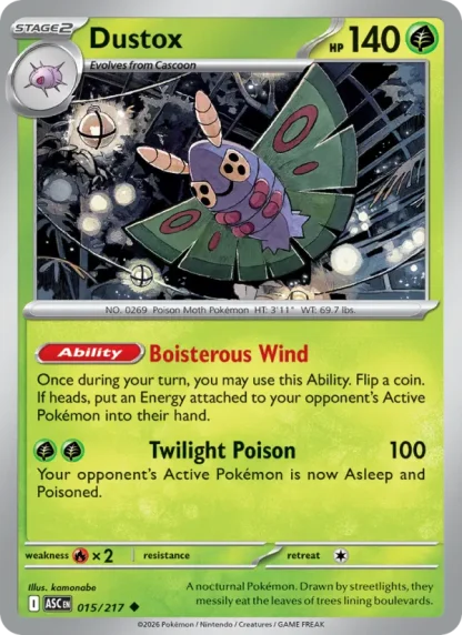 Dustox · Ascended Heroes 015