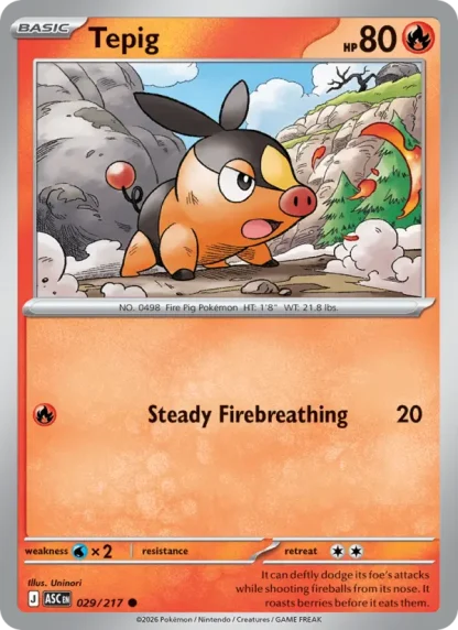 Tepig · Ascended Heroes 029