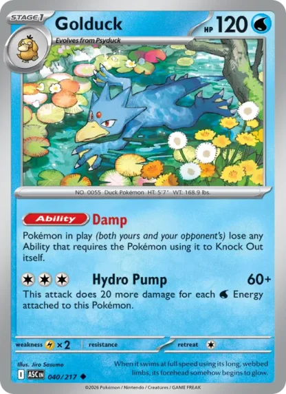 Golduck · Ascended Heroes 040