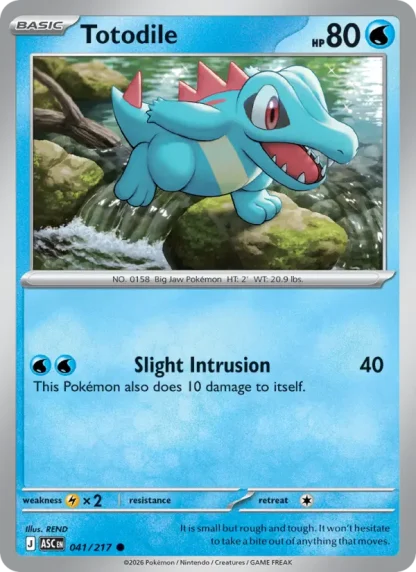 Totodile · Ascended Heroes 041