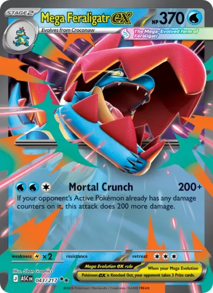 Mega Feraligatr ex · Ascended Heroes 043