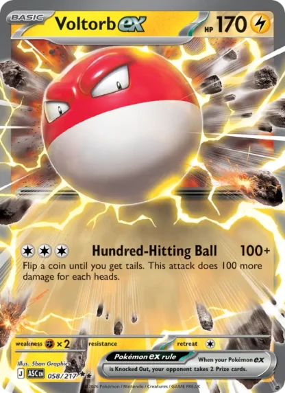 Voltorb ex · Ascended Heroes 058