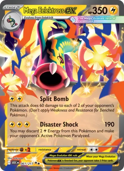 Mega Eelektross ex · Ascended Heroes 061