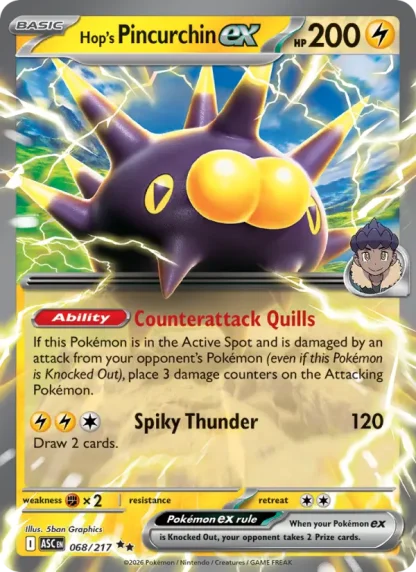 Hop's Pincurchin ex · Ascended Heroes 068