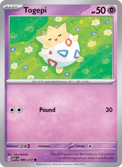 Togepi · Ascended Heroes 080