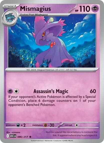 Mismagius · Ascended Heroes 086