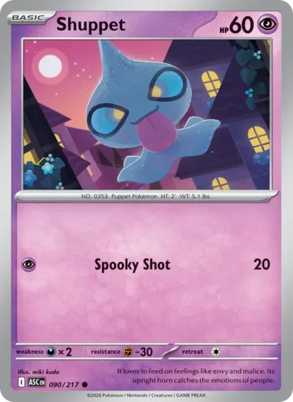 Shuppet · Ascended Heroes 090