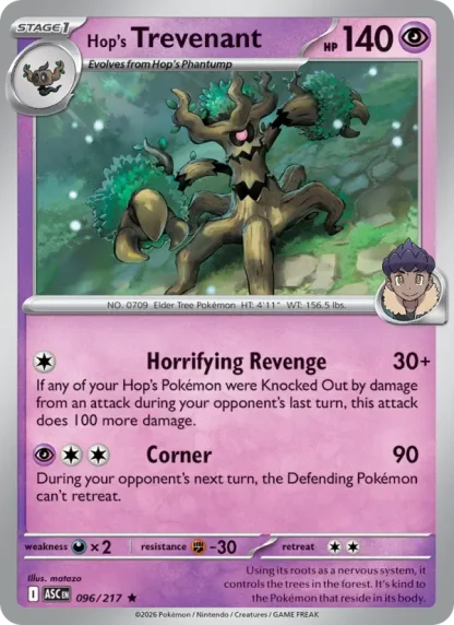 Hop's Trevenant · Ascended Heroes 096