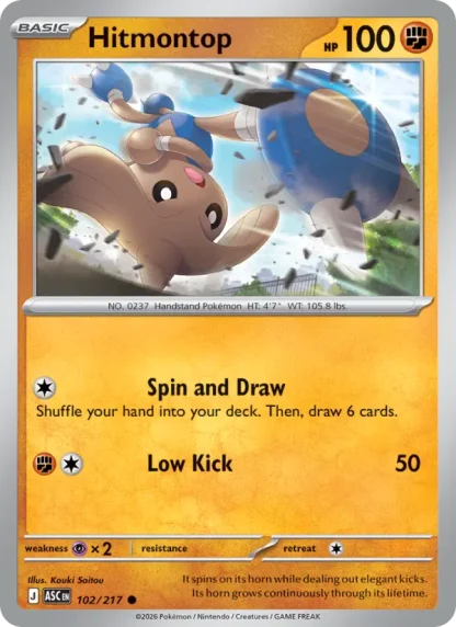 Hitmontop · Ascended Heroes 102