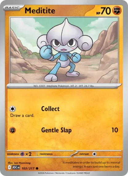 Meditite · Ascended Heroes 103