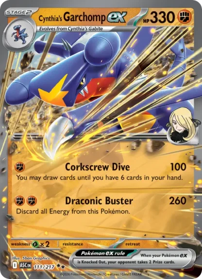 Cynthia's Garchomp ex · Ascended Heroes 111