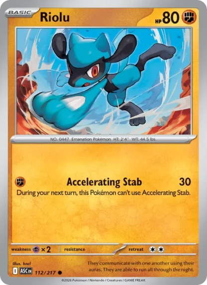 Riolu · Ascended Heroes 112
