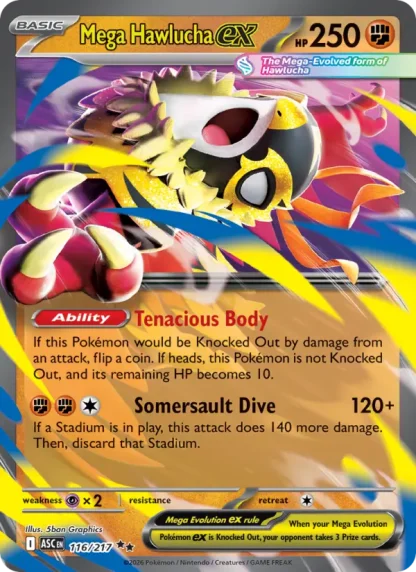 Mega Hawlucha ex · Ascended Heroes 116