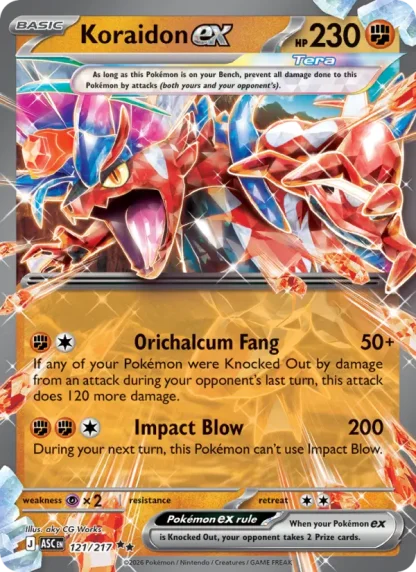 Koraidon ex · Ascended Heroes 121