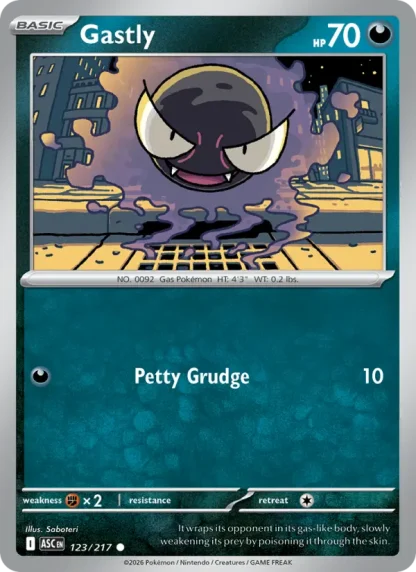 Gastly · Ascended Heroes 123