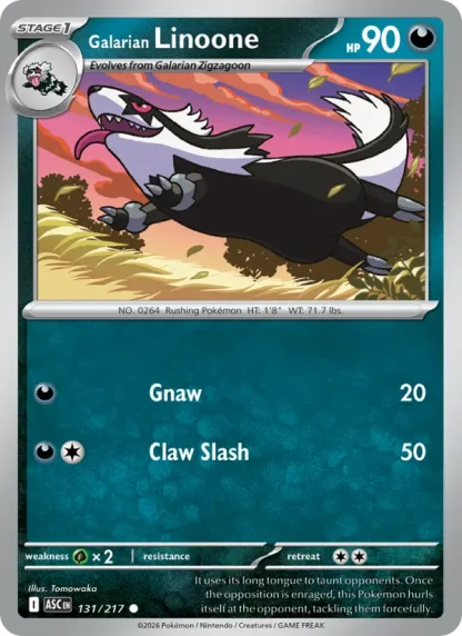 Galarian Linoone · Ascended Heroes 131