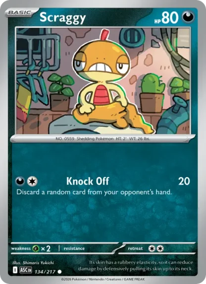 Scraggy · Ascended Heroes 134