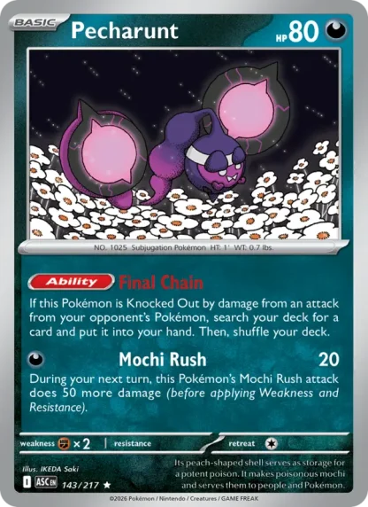 Pecharunt · Ascended Heroes 143