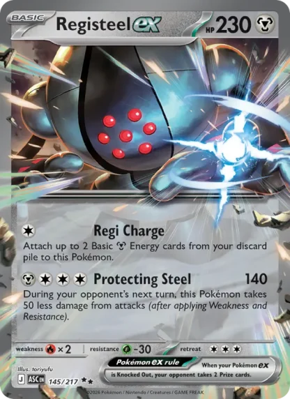 Registeel ex · Ascended Heroes 145
