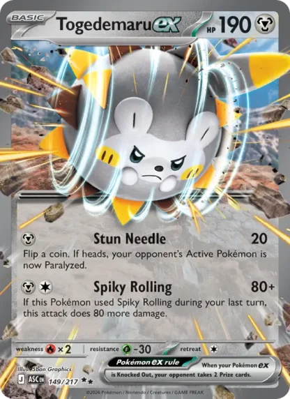 Togedemaru ex · Ascended Heroes 149