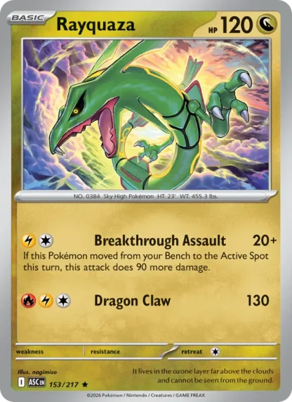 Rayquaza · Ascended Heroes 153