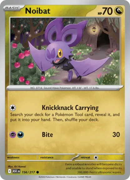 Noibat · Ascended Heroes 156