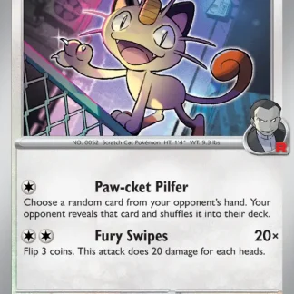 Team Rocket's Meowth  ·  Ascended Heroes 161
