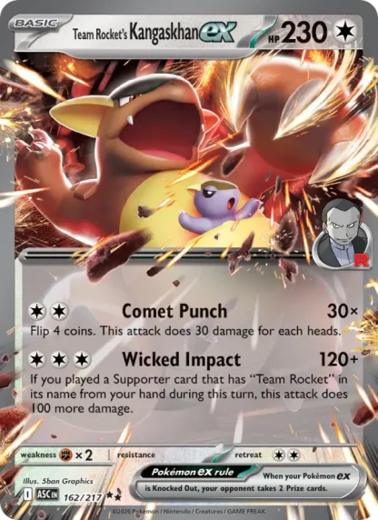 Team Rocket's Kangaskhan ex · Ascended Heroes 162