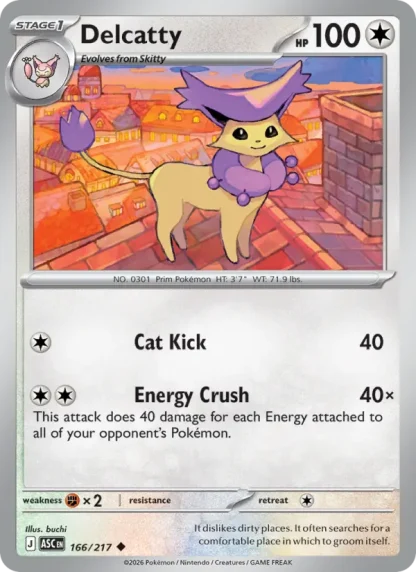 Delcatty · Ascended Heroes 166