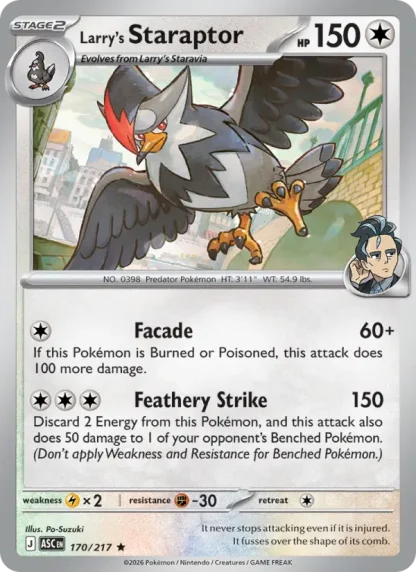 Larry's Staraptor · Ascended Heroes 170
