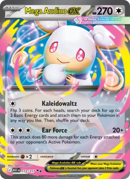 Mega Audino ex · Ascended Heroes 172